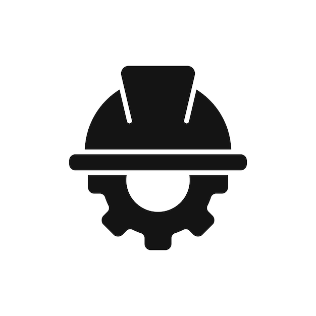 Symbol bezpieczeństwa na białym tle