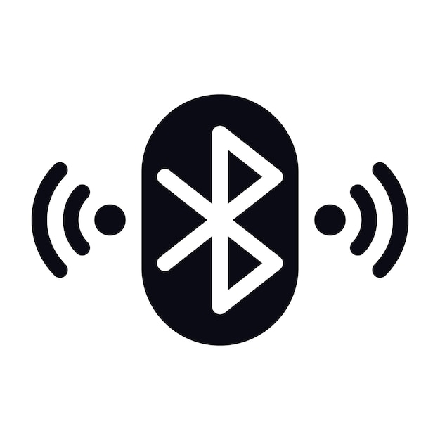 Plik wektorowy symbol łączności bezprzewodowej bluetooth