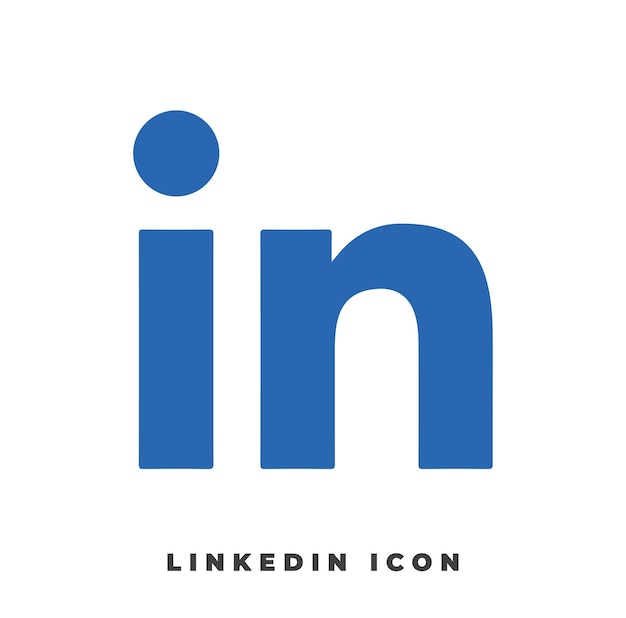 Symbol LinkedIn ikona logo mediów społecznościowych