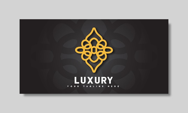 Symbol Nieskończoności Luksusowe Logo I Wektor Projektowania Urody