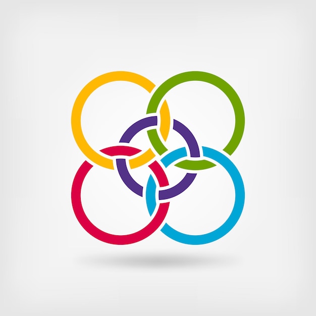 Symbol pięciu połączonych kręgów
