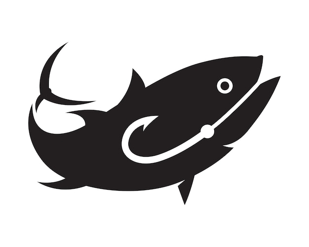 Plik wektorowy symbol połowów tuńczyka czarnego