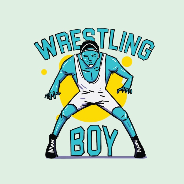 Symbol Wrestling Boy