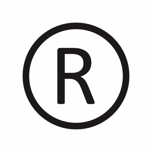 symbol znaku w stylu płaskim
