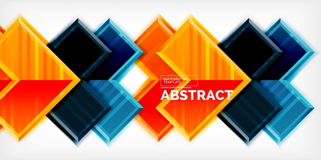 Symbole strzałek utworzone za pomocą efektów 3D i tekstury linii geometrycznego abstrakcyjnego tła