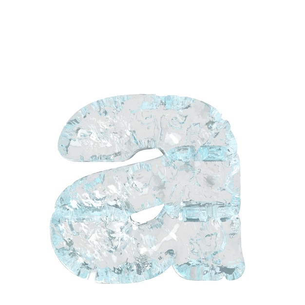 Plik wektorowy symbole wykonane z lodowej litery a