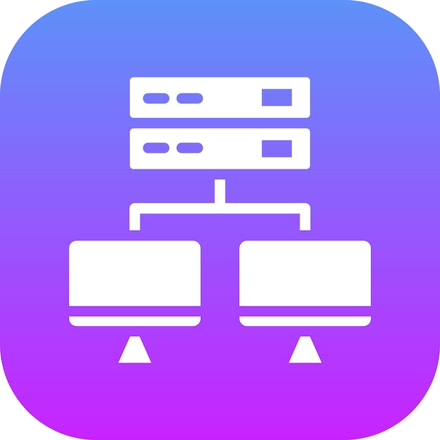 System Netowrk ilustracja ikony wektorowej zestawu ikon Cloud Computing