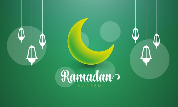Szablon banera internetowego Ramadan Kareem