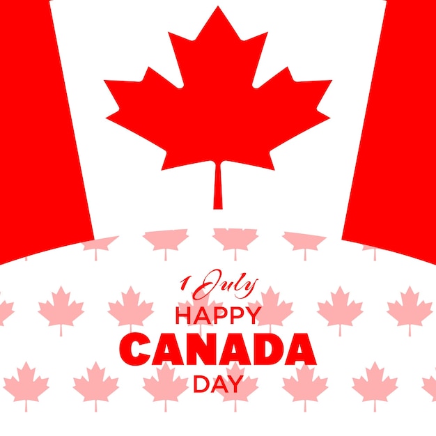 Szablon Banera Kanada Dzień Kanady