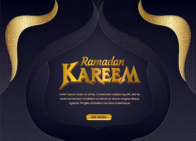 Szablon Banera Ramadan Kareem