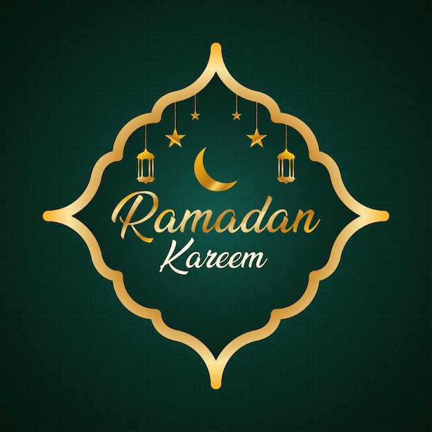 Szablon Banera Z życzeniami Ramadan