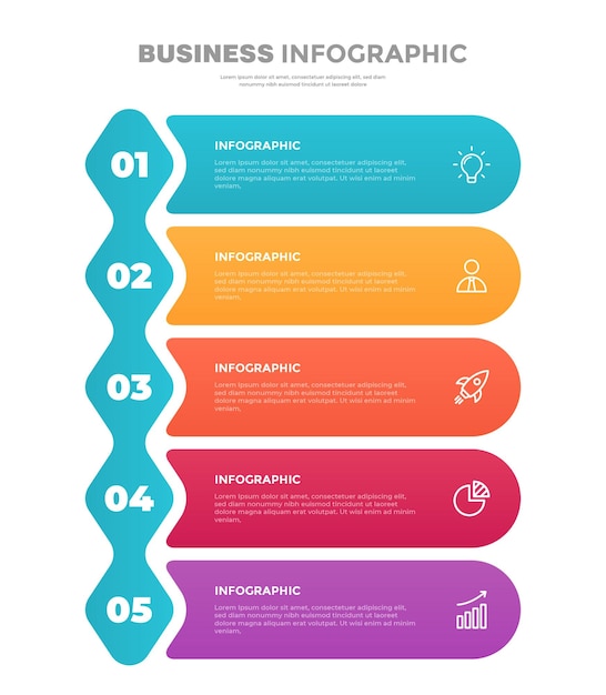 Szablon Biznes Infografika