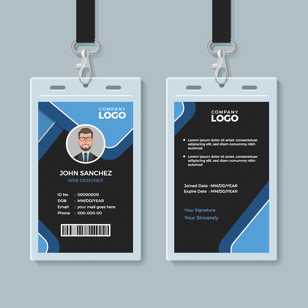 Szablon Corporate Identity Card