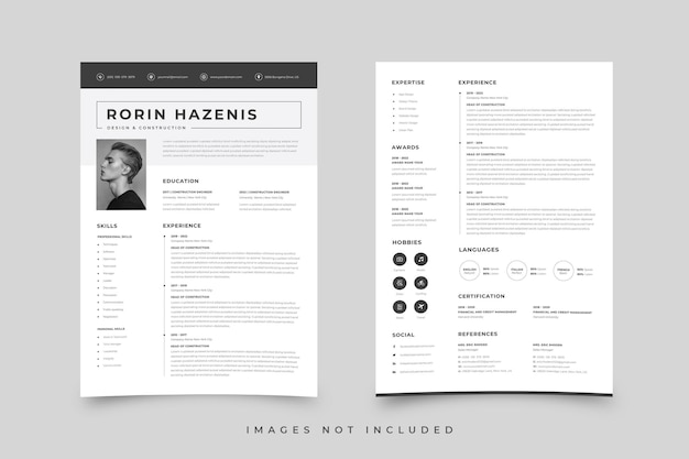 Szablon CV CV