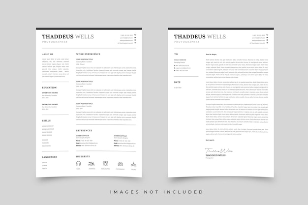 Szablon CV CV