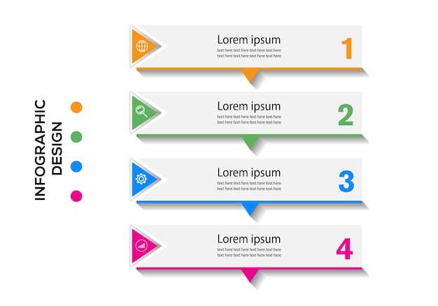 Szablon Elementów Infografiki Dla Serii Ewolucji, Schemat, Kreatywny Baner.