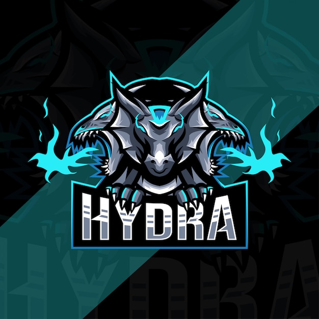 Szablon Esport Logo Maskotki Hydra