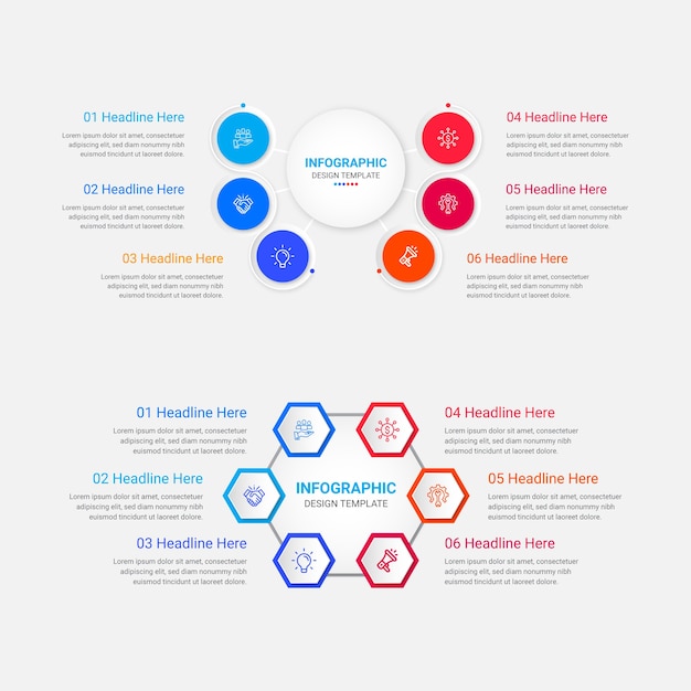 Szablon Infografika Prezentacji Biznesowych