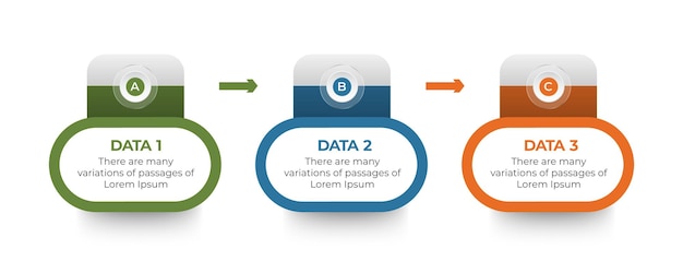 Szablon infografiki biznesowej w 3 krokach