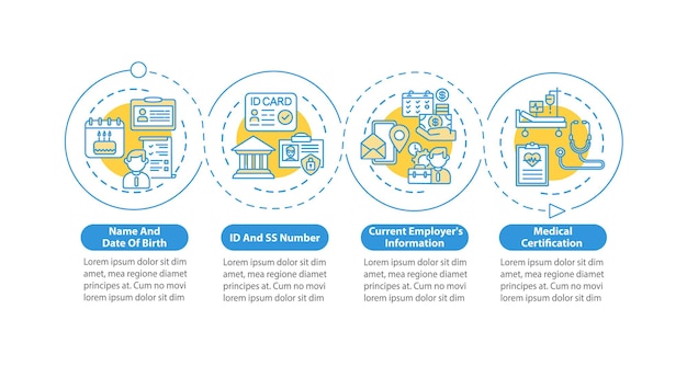 Szablon Infografiki Informacji O Roszczeniach Z Tytułu Niezdolności Do Pracy