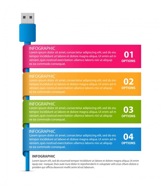 Szablon Infografiki Technologii.