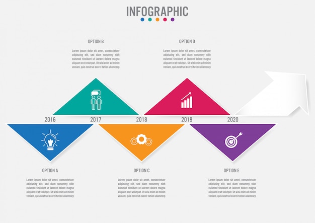 Szablon Infographic Biznesu