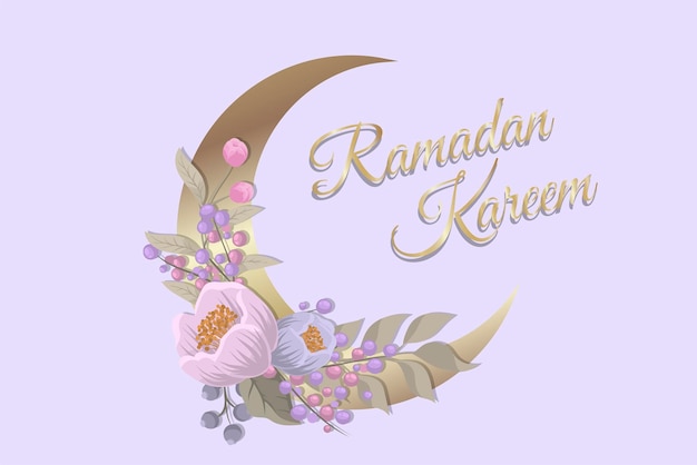 Plik wektorowy szablon kartki powitawczej kareem ramadan