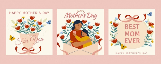 Szablon Karty Szczęśliwego Dnia Matki