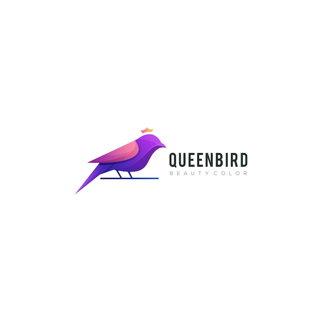 Szablon Kolorowe Logo Quenbird