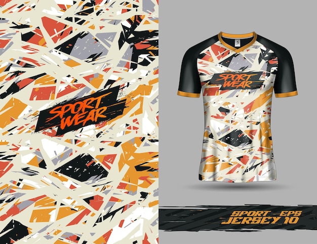 szablon koszulki dla sportów ekstremalnych grunge tło koszulka wyścigowa projekt koszulka piłkarska