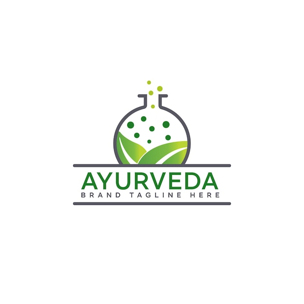 Szablon Logo Ayurveda Healthcare