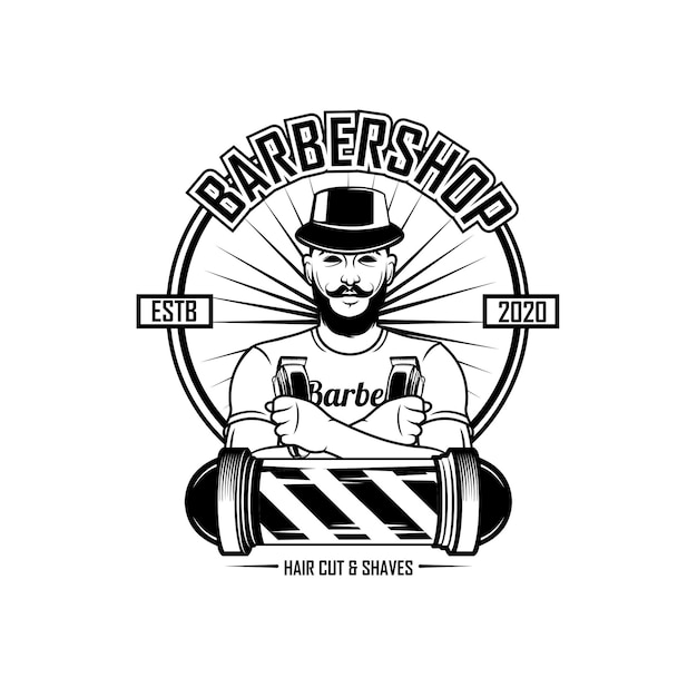 Szablon Logo Barber Shop