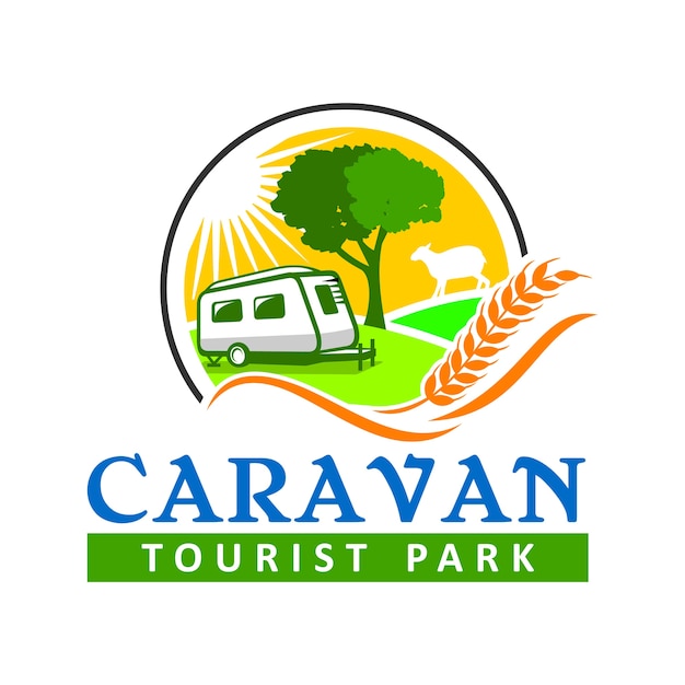 Szablon Logo Caravan Park