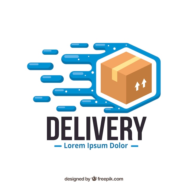 Szablon logo dostawy