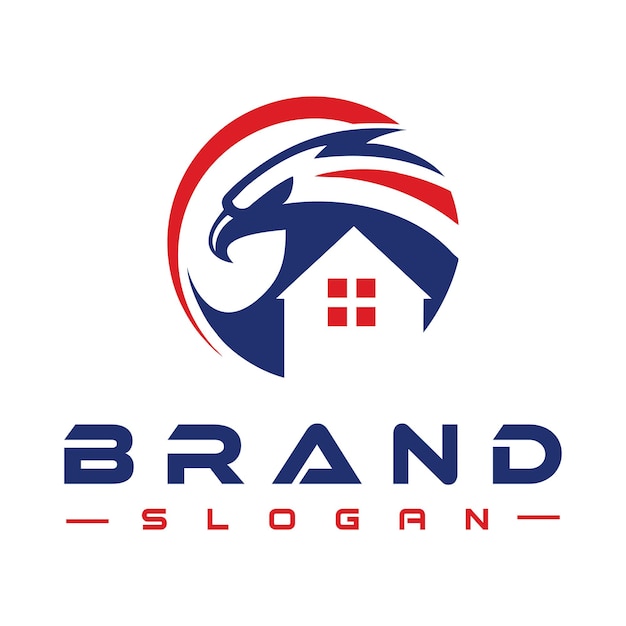 Szablon Logo Eagle House Real Estate