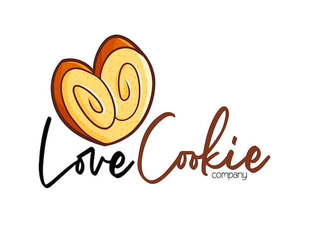 Szablon Logo Firmy Funny Love Cookie