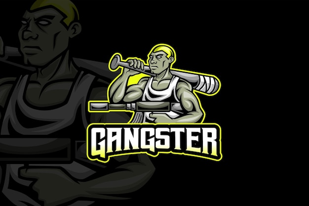 Szablon Logo Gangster-esport