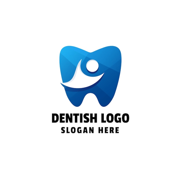 Szablon Logo Gradientu Dentystycznego