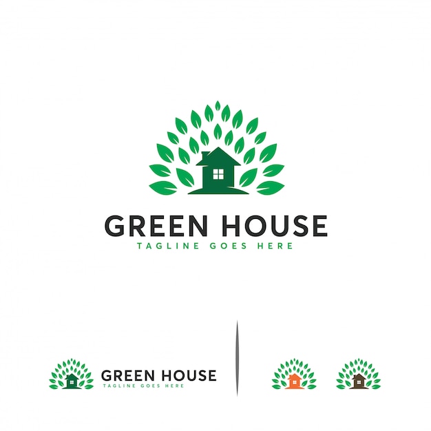 Szablon Logo Green House