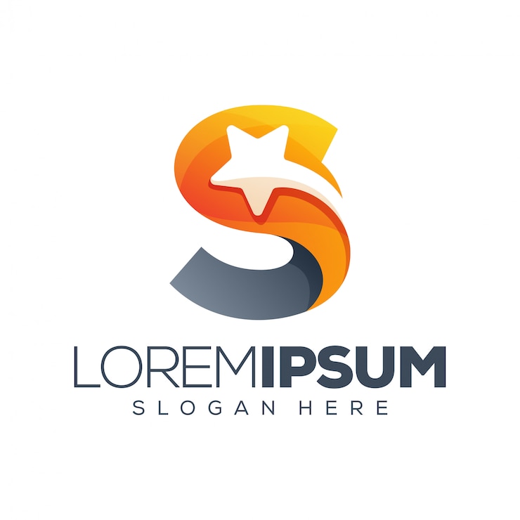 Wektor szablon logo gwiazdy s.