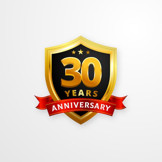 Szablon Logo Happy Anniversary