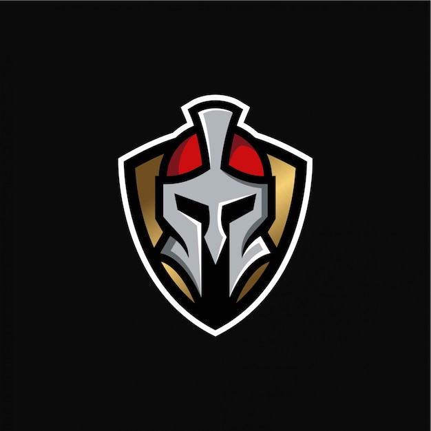 Szablon Logo Knight Warrior