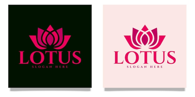 Szablon Logo Kwiat Lotosu, Projekt Logo Lotosu