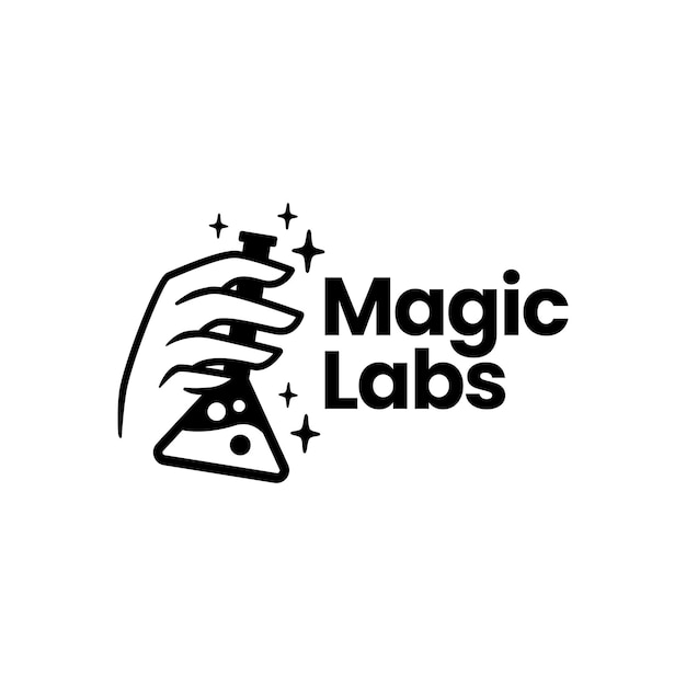 Szablon Logo Laboratorium Magicznego Laboratorium