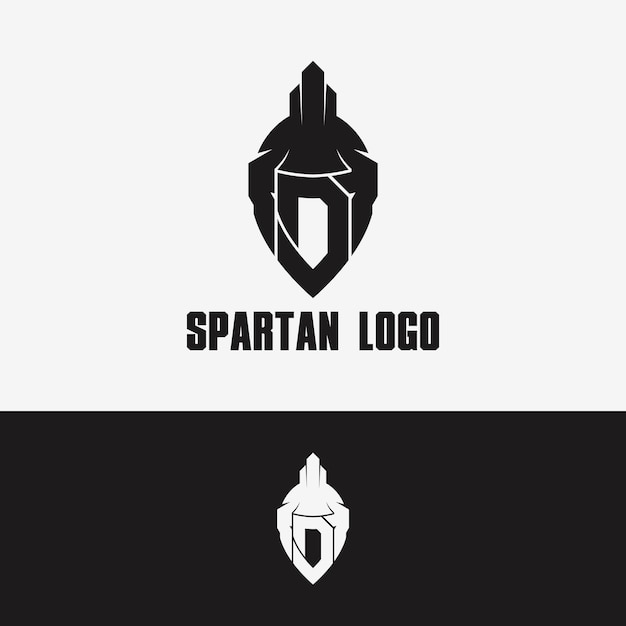 Szablon Logo Litery D Spartan