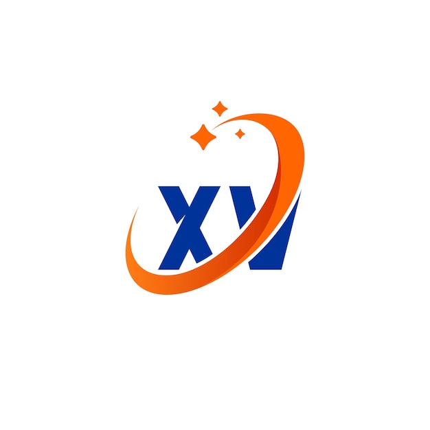 Szablon Logo Litery Xv