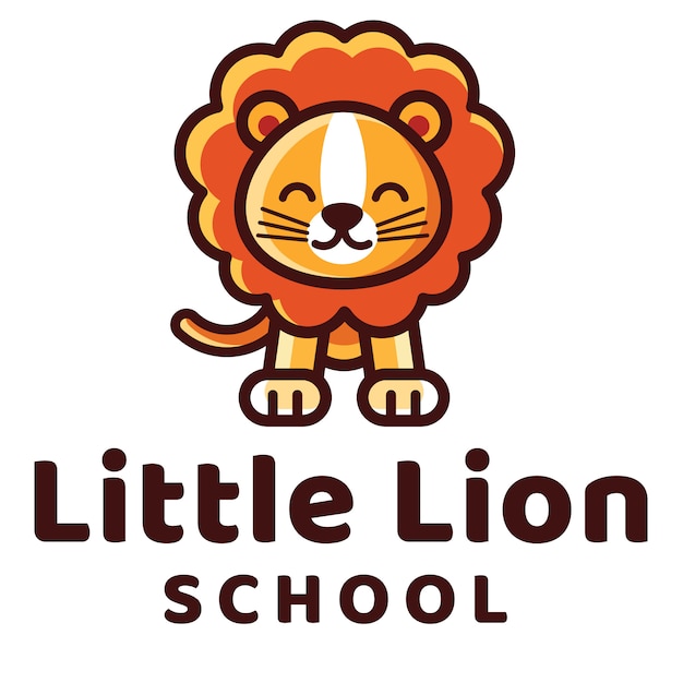 Szablon Logo Little Lion School
