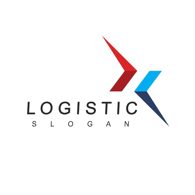 Szablon Logo Logistyczne Litera N Ekspedycja I Transport Ikona Biznesu