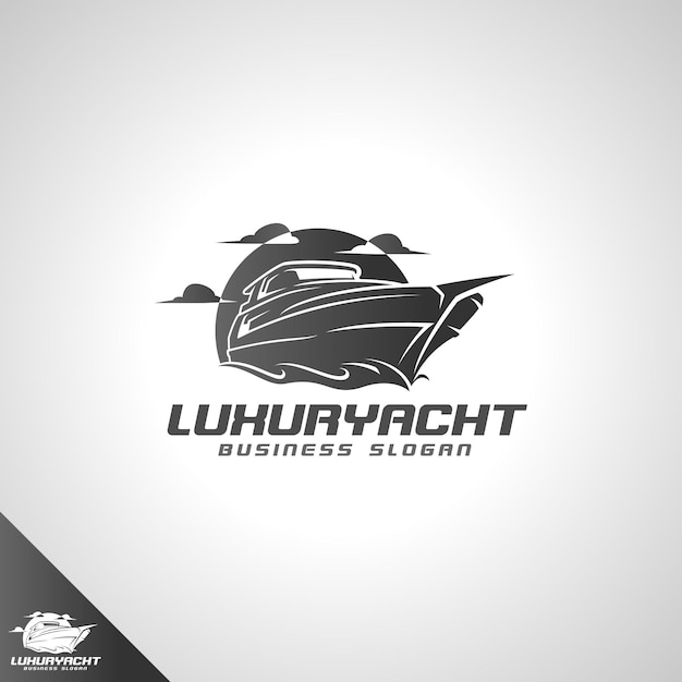 Szablon Logo Luksusowy Jacht