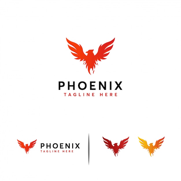 Szablon Logo Majesty Phoenix